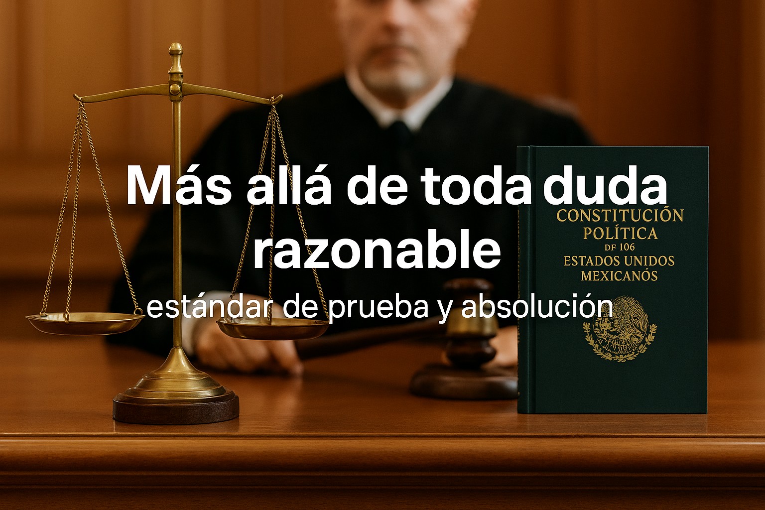 Más allá de toda duda razonable: estándar de prueba y absolución